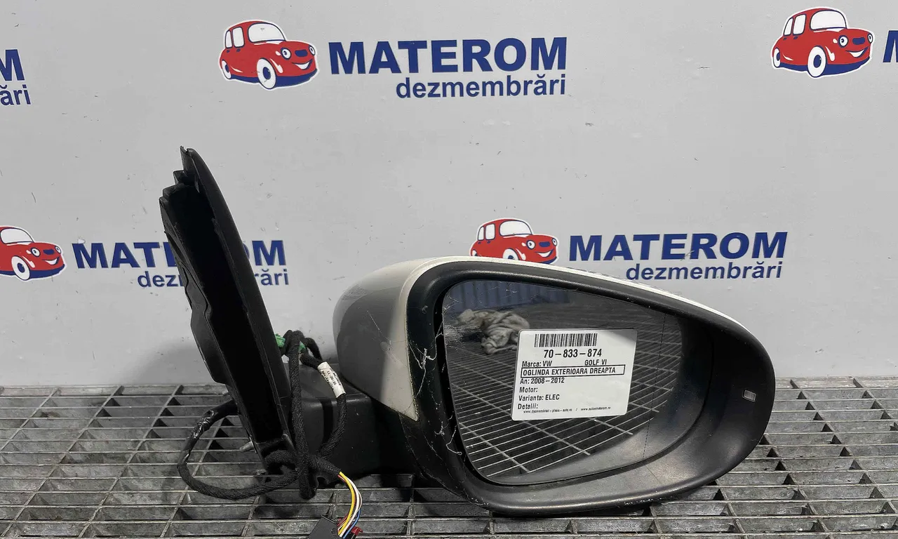 OGLINDA EXTERIOARA DREAPTA VOLKSWAGEN GOLF VI 2008-2014