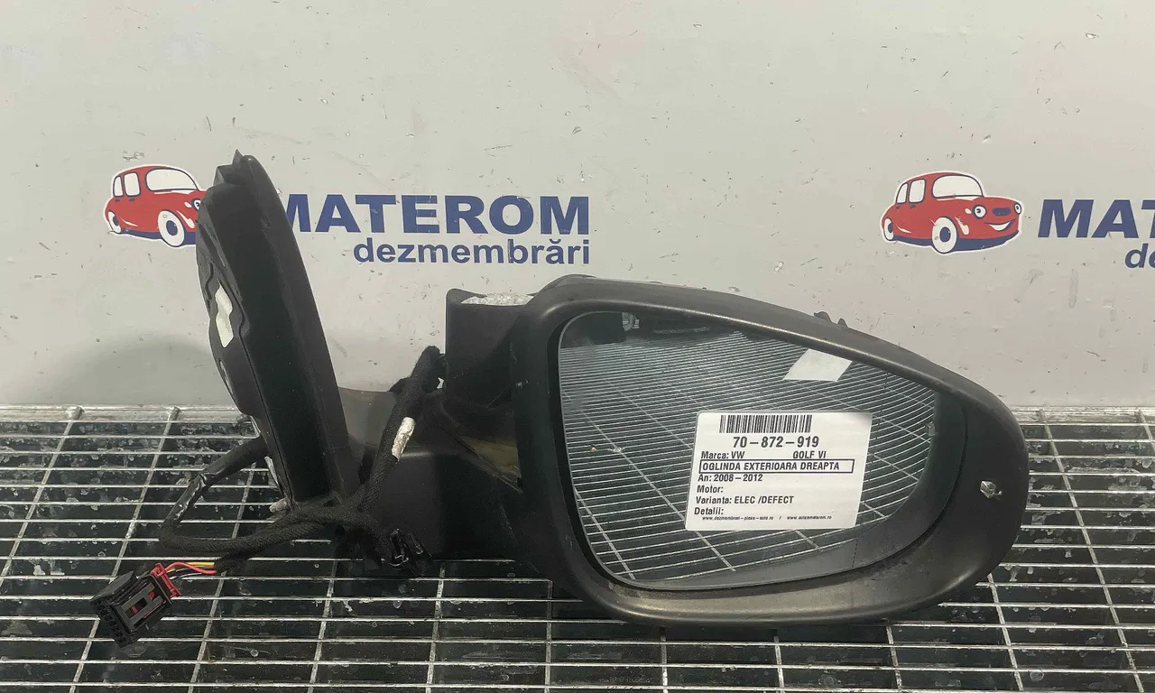 OGLINDA EXTERIOARA DREAPTA VOLKSWAGEN GOLF VI 2008-2014
