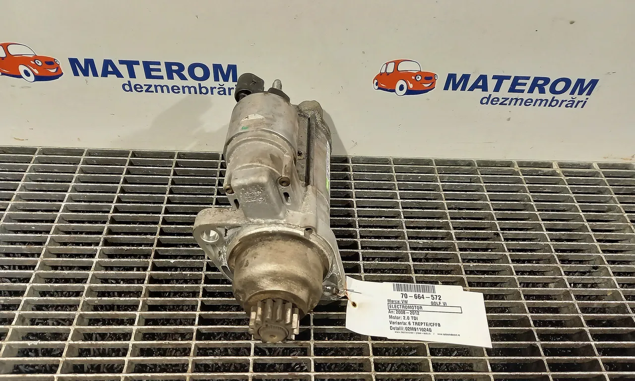 ELECTROMOTOR VOLKSWAGEN GOLF VI 2008-2014