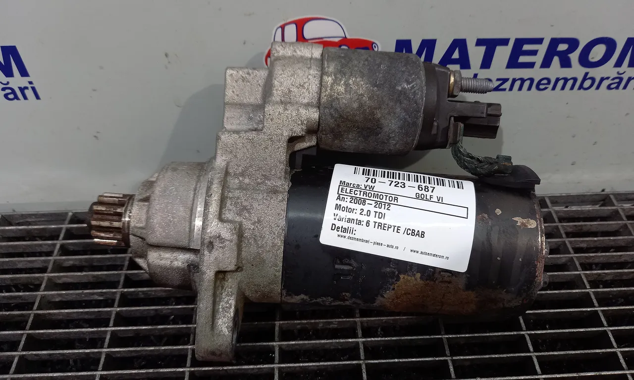 ELECTROMOTOR VOLKSWAGEN GOLF VI 2008-2014