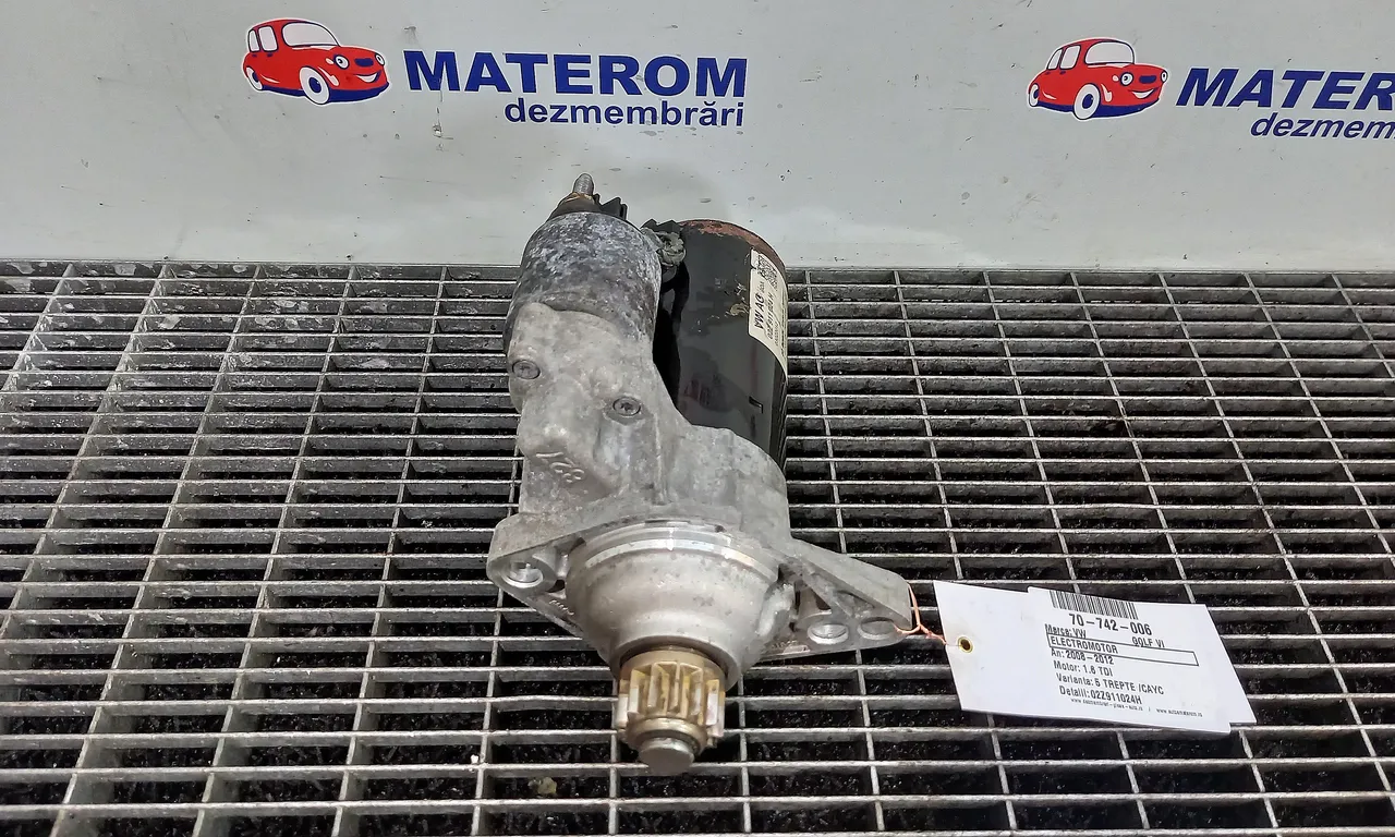 ELECTROMOTOR VOLKSWAGEN GOLF VI 2008-2014