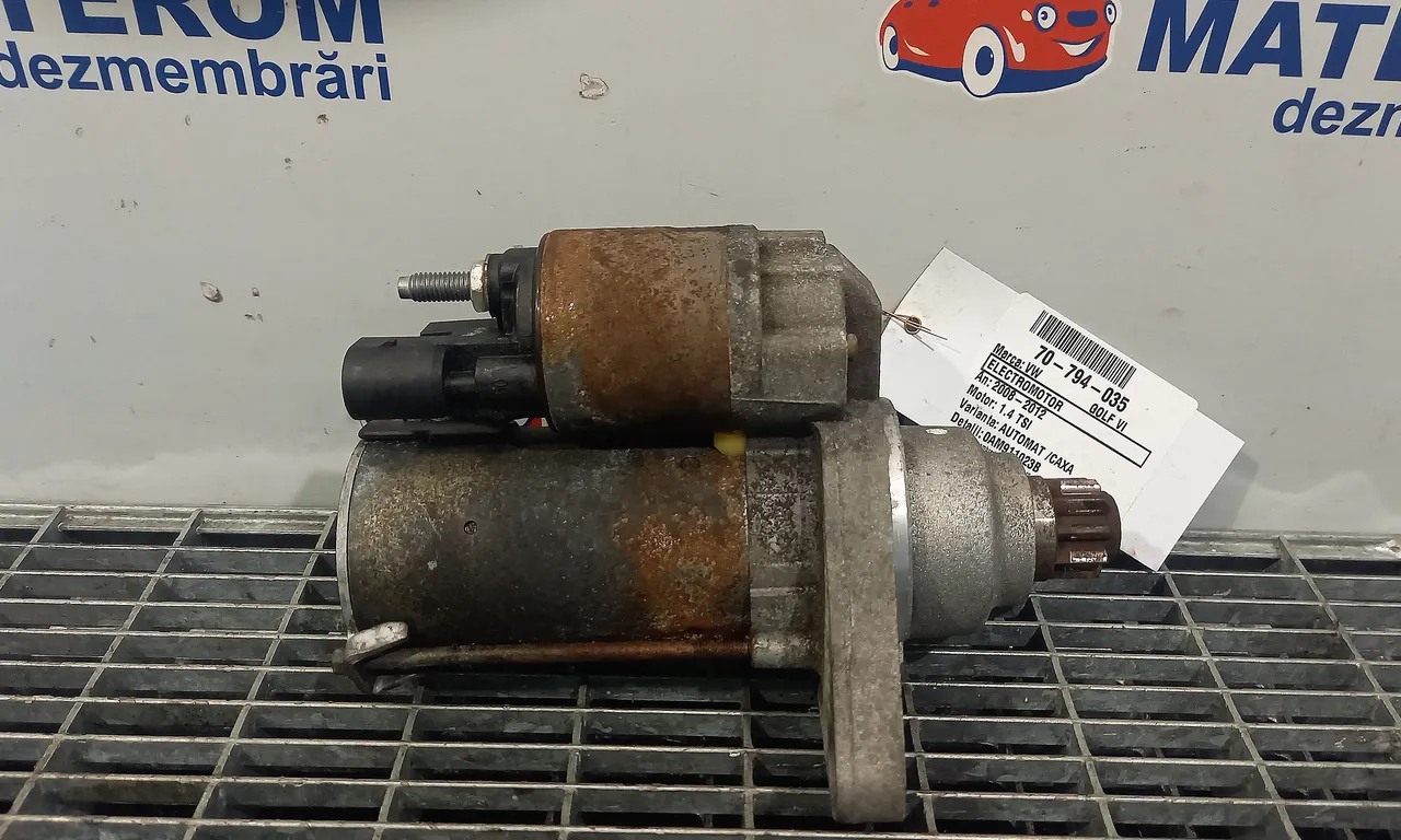 ELECTROMOTOR VOLKSWAGEN GOLF VI 2008-2014