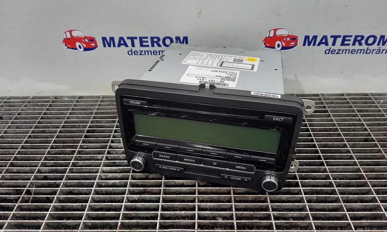 RADIO CD VOLKSWAGEN GOLF VI 2008-2014