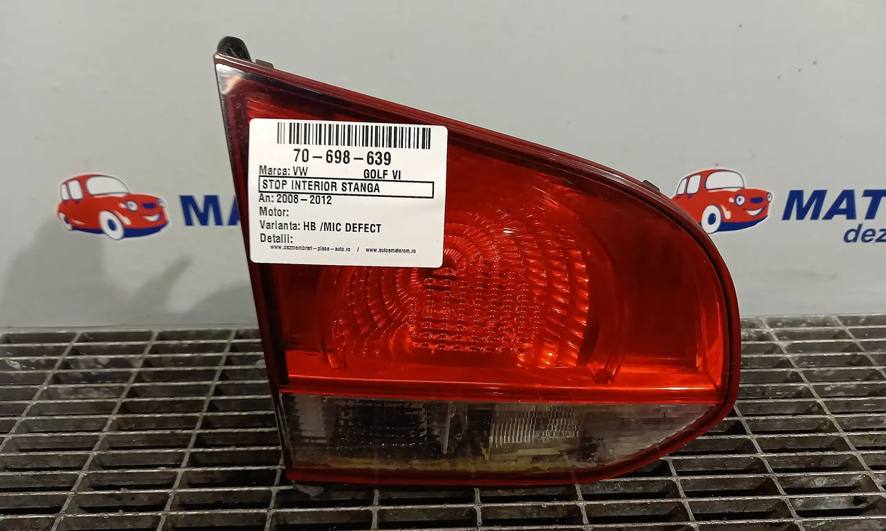 STOP INTERIOR STANGA VOLKSWAGEN GOLF VI 2008-2014