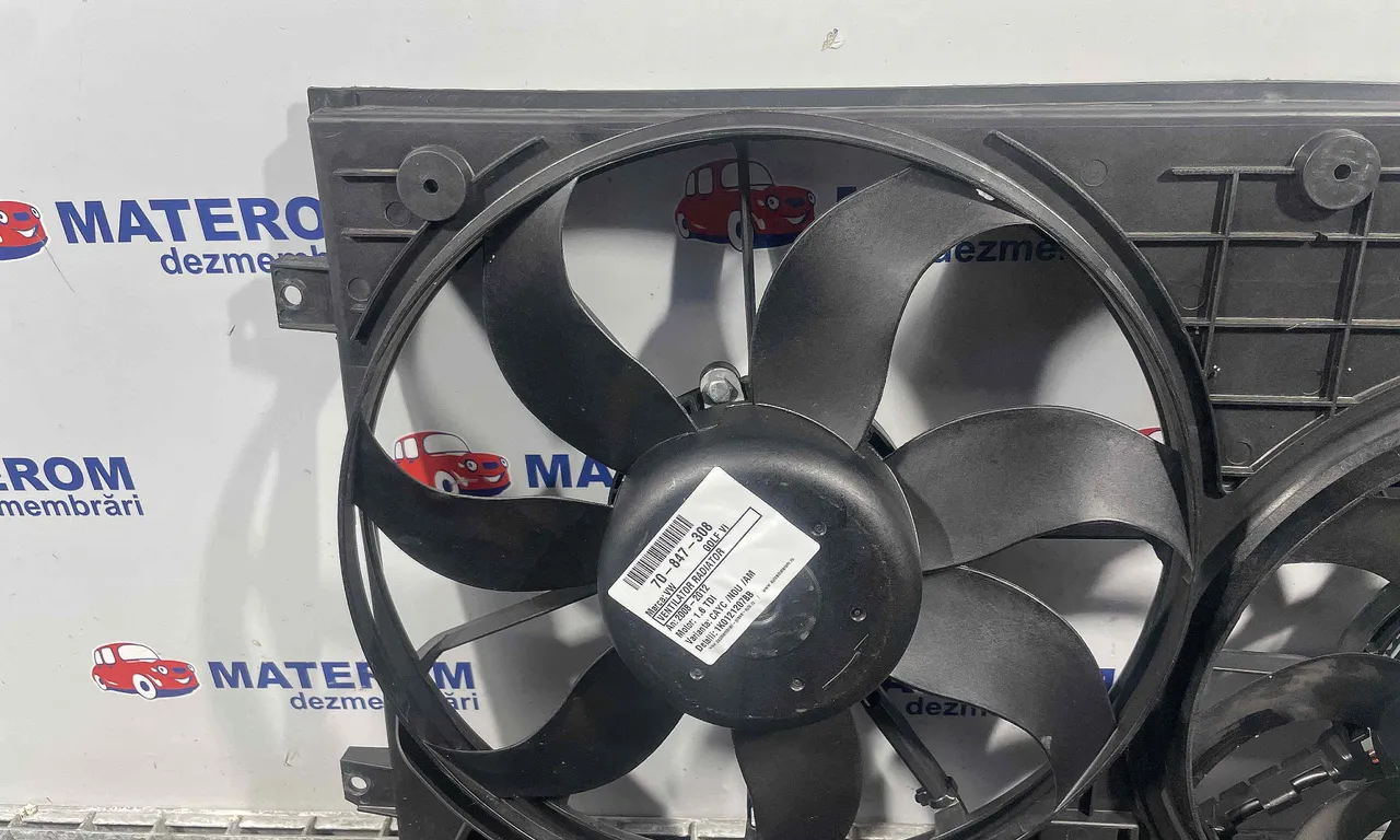 VENTILATOR RADIATOR VOLKSWAGEN GOLF VI 2008-2014