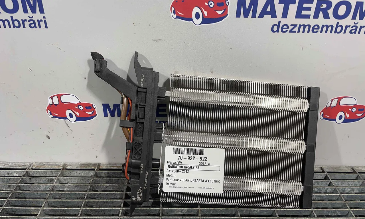 RADIATOR INCALZIRE VOLKSWAGEN GOLF VI 2008-2014