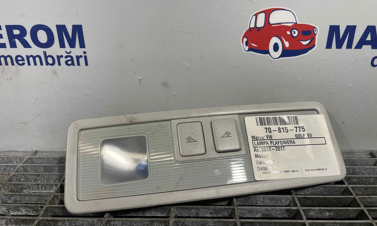 LAMPA PLAFONIERA VOLKSWAGEN GOLF VII 2012-2021