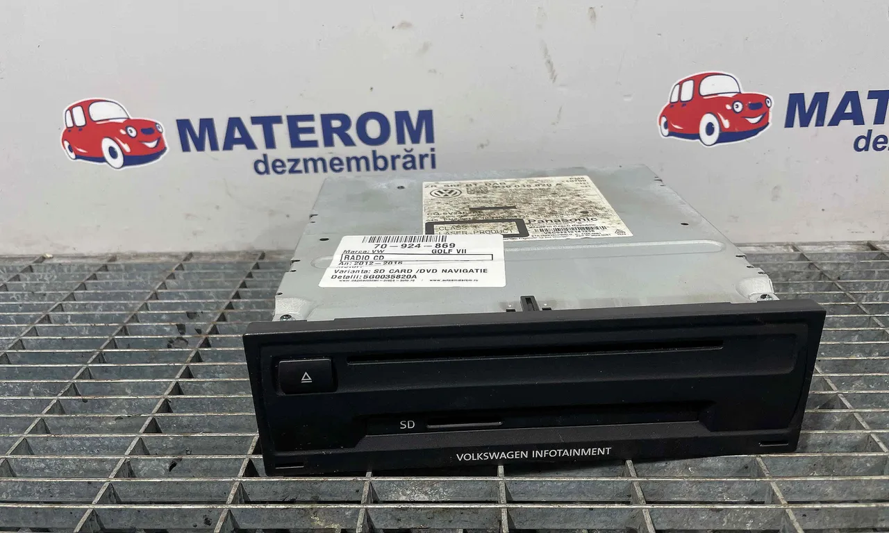 RADIO CD VOLKSWAGEN GOLF VII 2012-2021