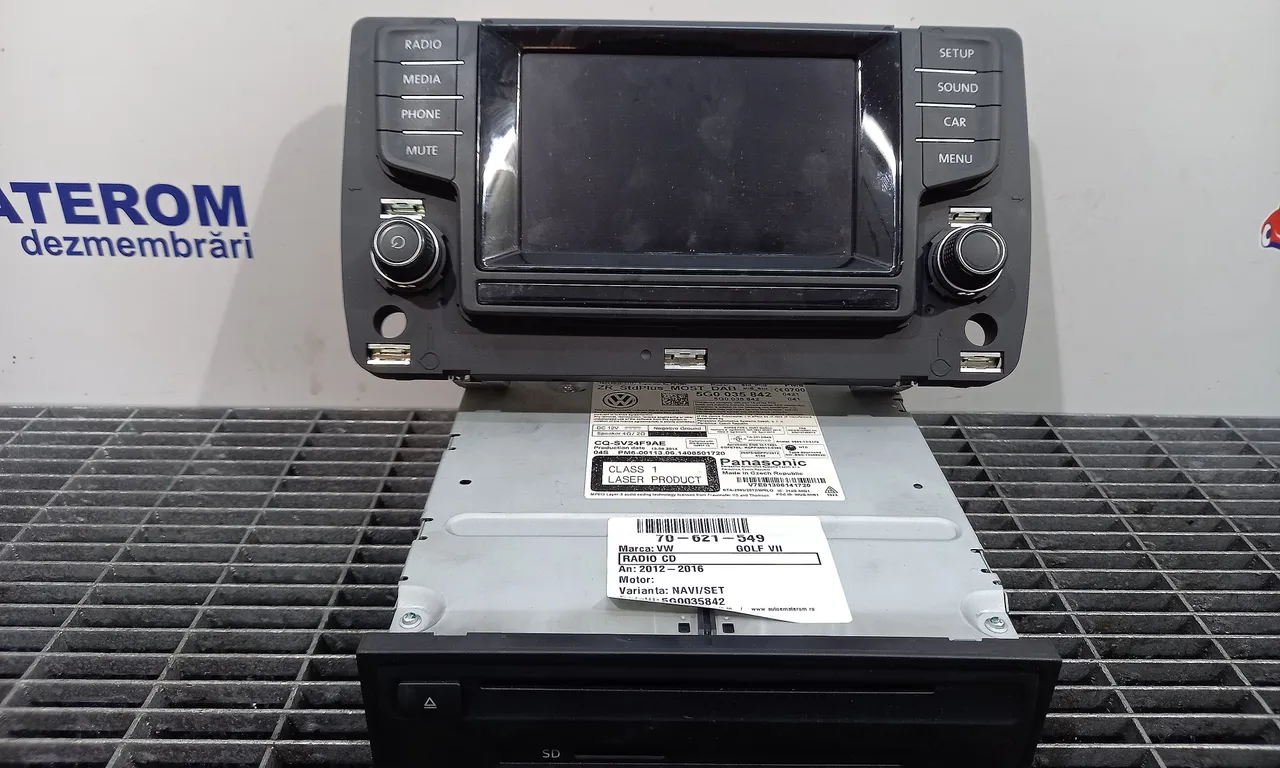 RADIO CD VOLKSWAGEN GOLF VII 2012-2021
