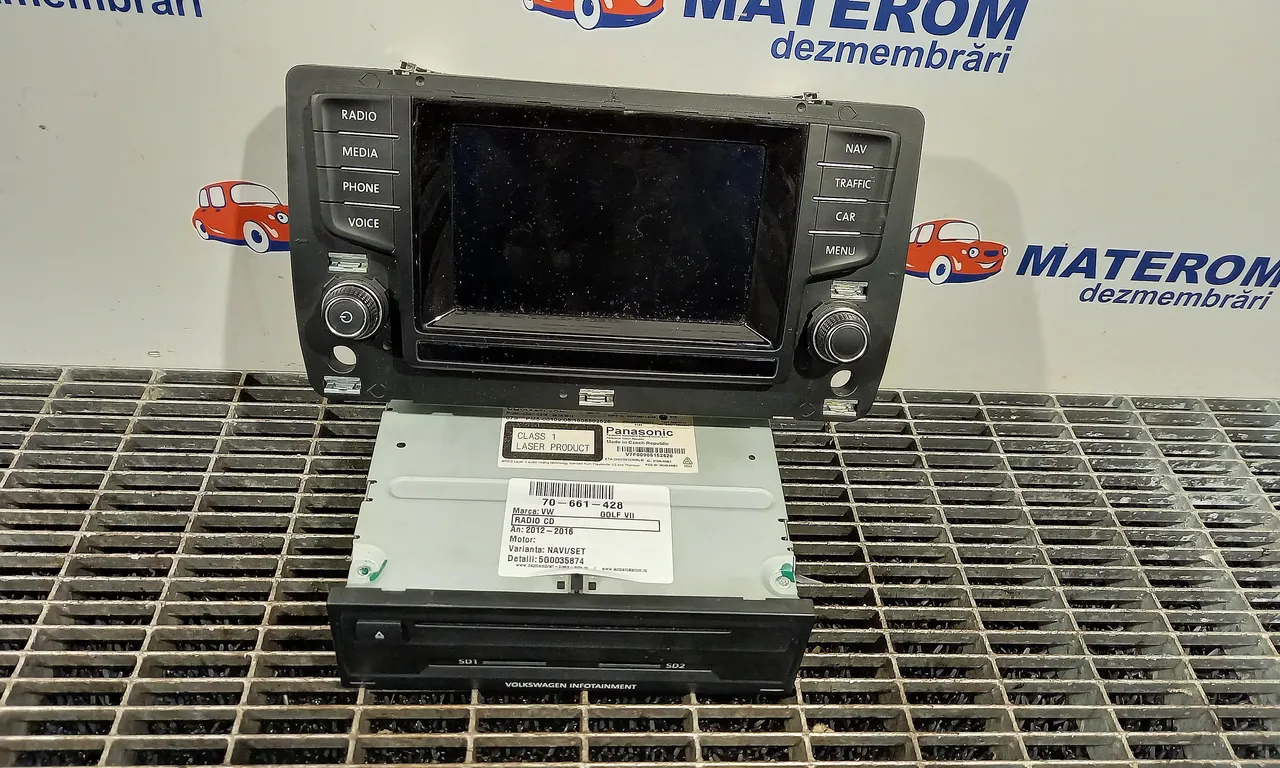 RADIO CD VOLKSWAGEN GOLF VII 2012-2021