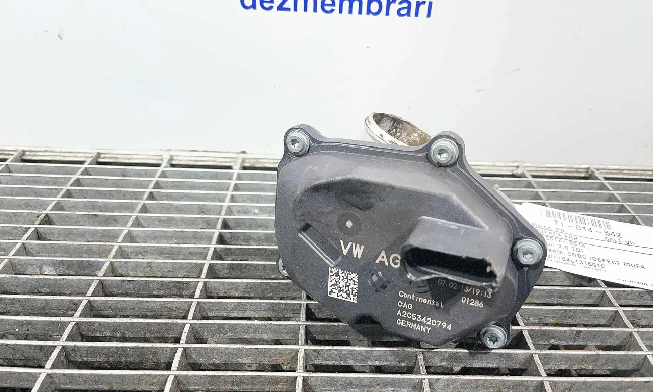 SUPAPA EGR VOLKSWAGEN GOLF VII 2012-2021
