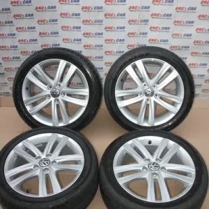 Set jante aliaj R17 VOLKSWAGEN JETTA VI 2008-2019 5C0601025AN, vedere frontata