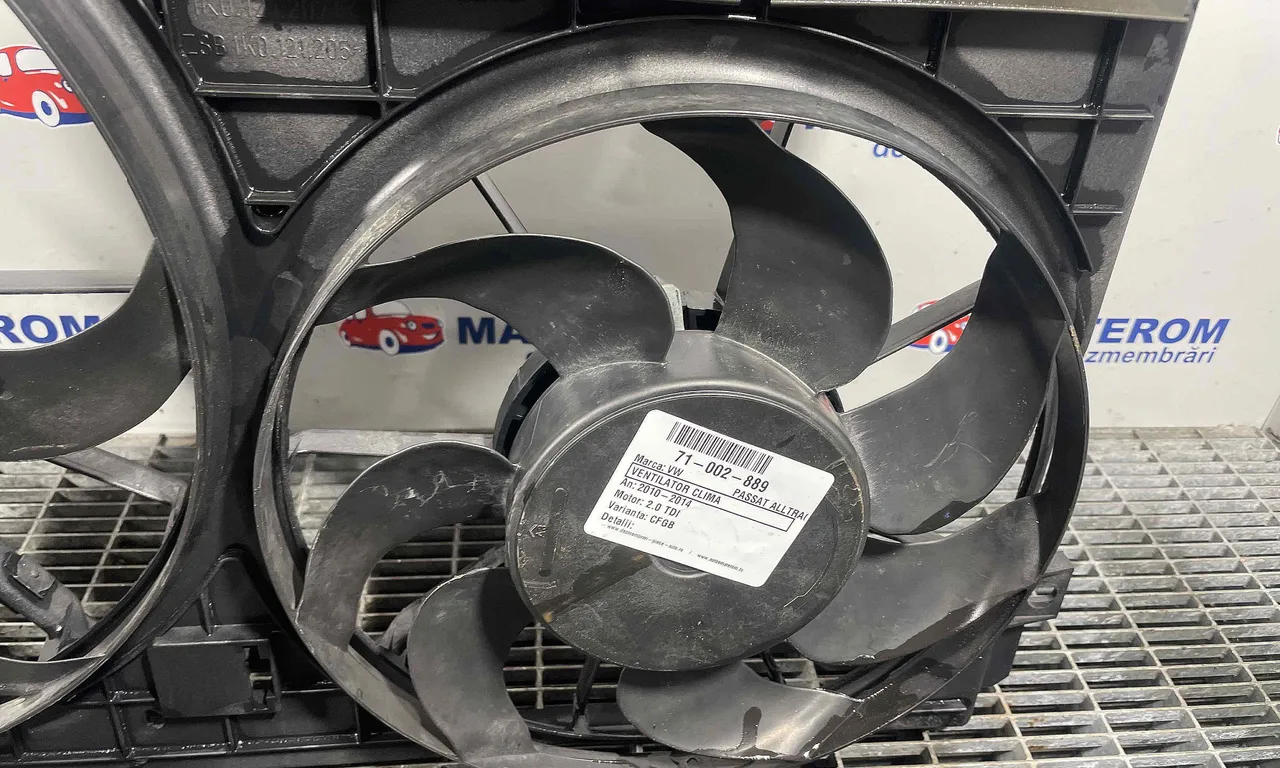 VENTILATOR CLIMA VOLKSWAGEN PASSAT ALLTRACK B7 2012-2014