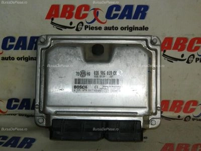Calculator motor VOLKSWAGEN PASSAT B5 1996-2001 oe 038906019EK, vedere frontata