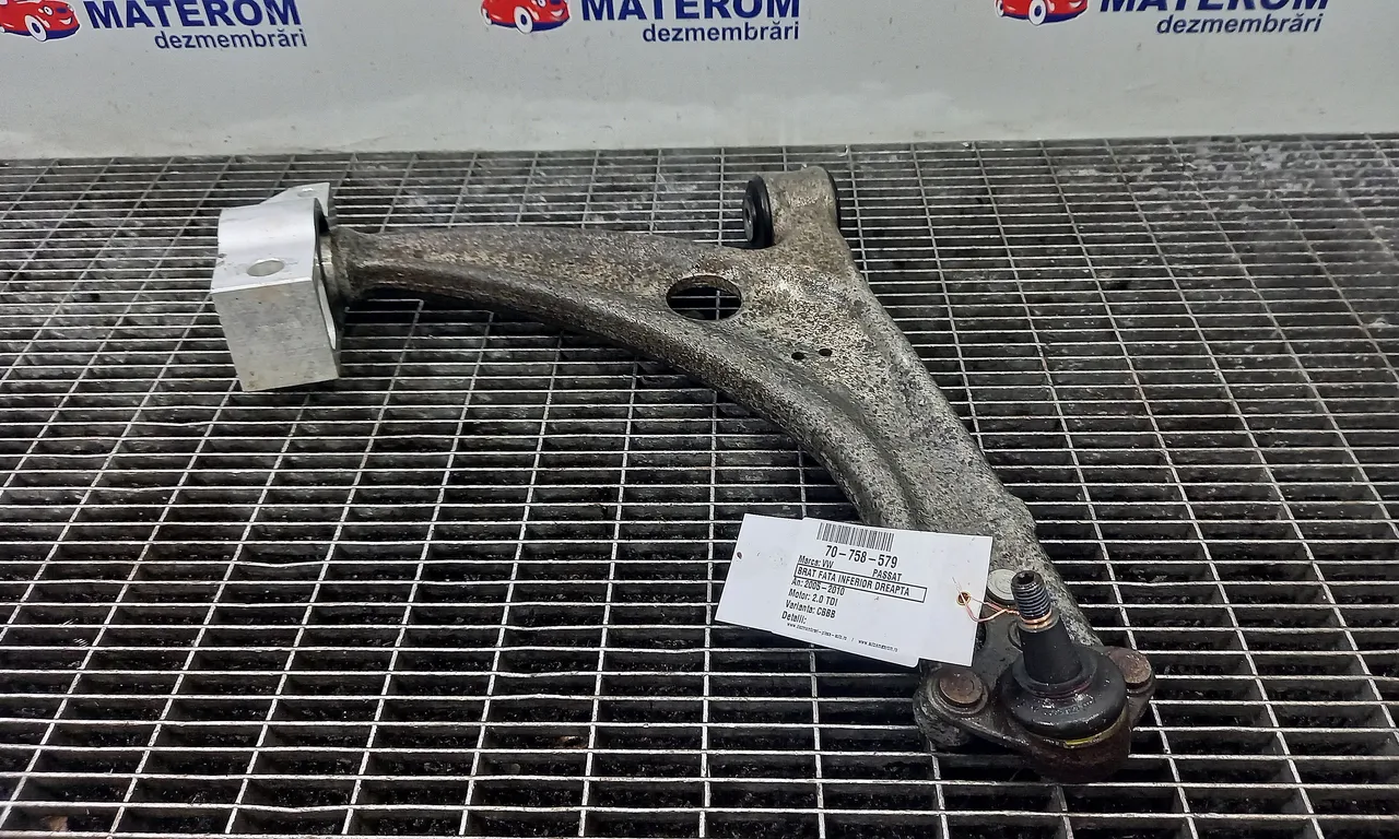 BRAT FATA INFERIOR DREAPTA VOLKSWAGEN PASSAT B6 2005-2011