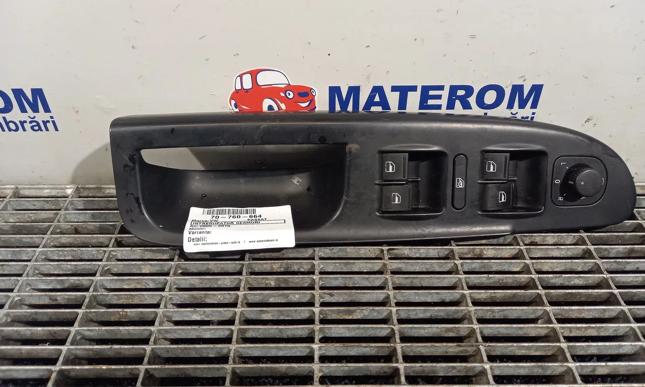 INTRERUPATOR GEAMURI VOLKSWAGEN PASSAT B6 2005-2011
