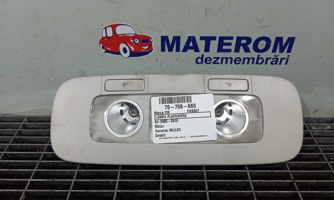 LAMPA PLAFONIERA VOLKSWAGEN PASSAT B6 2005-2011