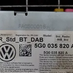 RADIO CD VOLKSWAGEN PASSAT B6 2.0 2005-2011 oe-5G0035820A, vedere laterala