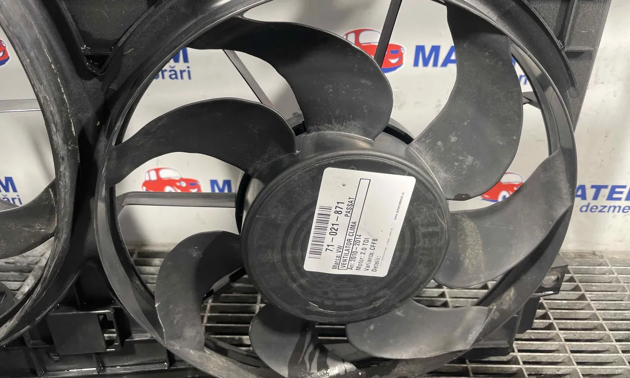 VENTILATOR CLIMA VOLKSWAGEN PASSAT B7 2010-2014