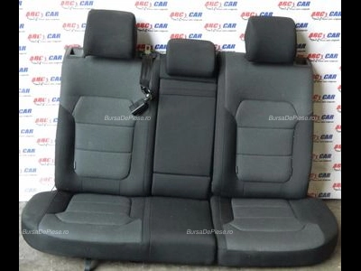 Bancheta spate completa din material VOLKSWAGEN PASSAT B7 2010-2014, vedere frontata