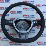 Volan din piele cu comenzi VOLKSWAGEN PASSAT B8 2014-2026 5G0419091, vedere frontata