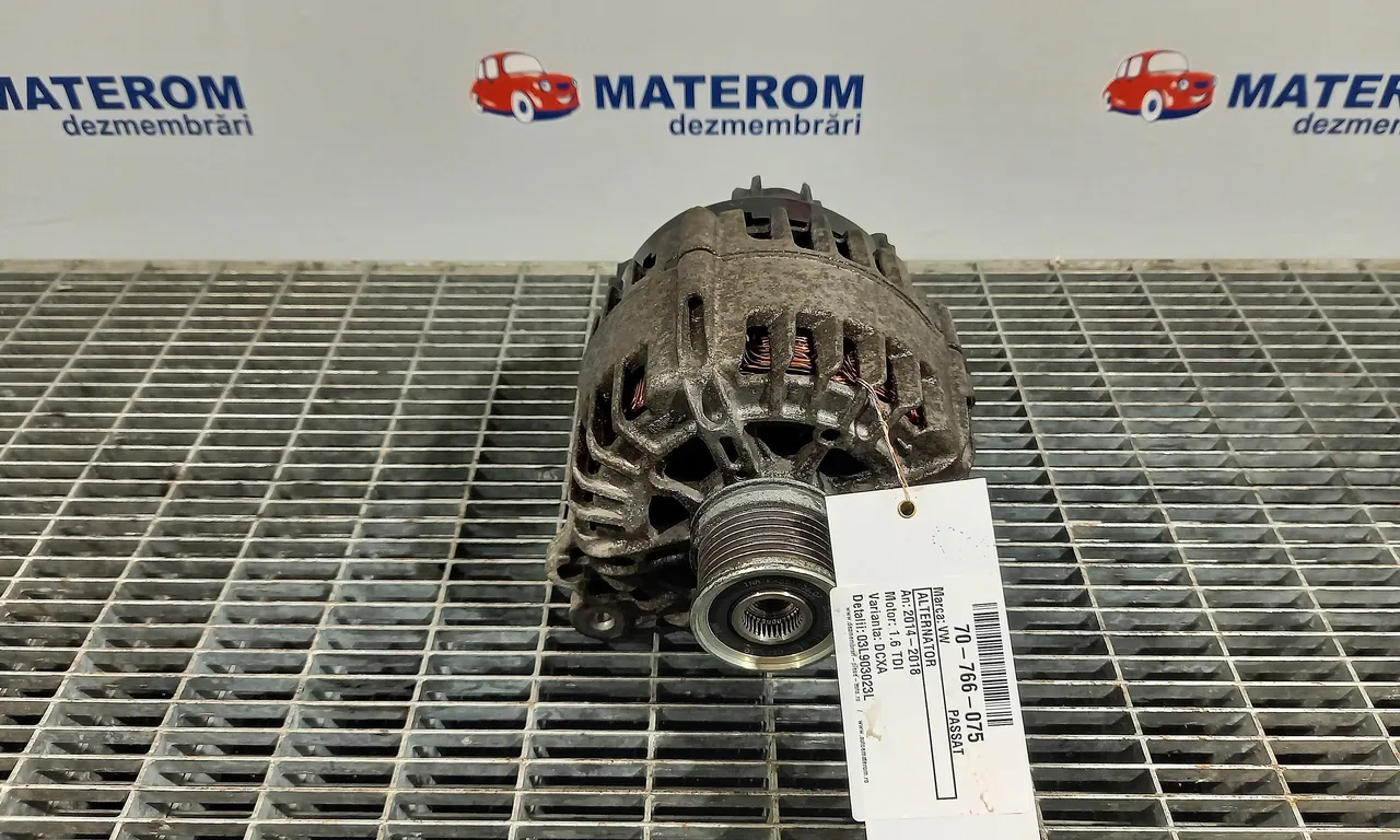 ALTERNATOR VOLKSWAGEN PASSAT B8 2014-2019