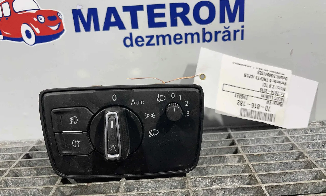 INTRERUPATOR LUMINI VOLKSWAGEN PASSAT B8 2014-2019