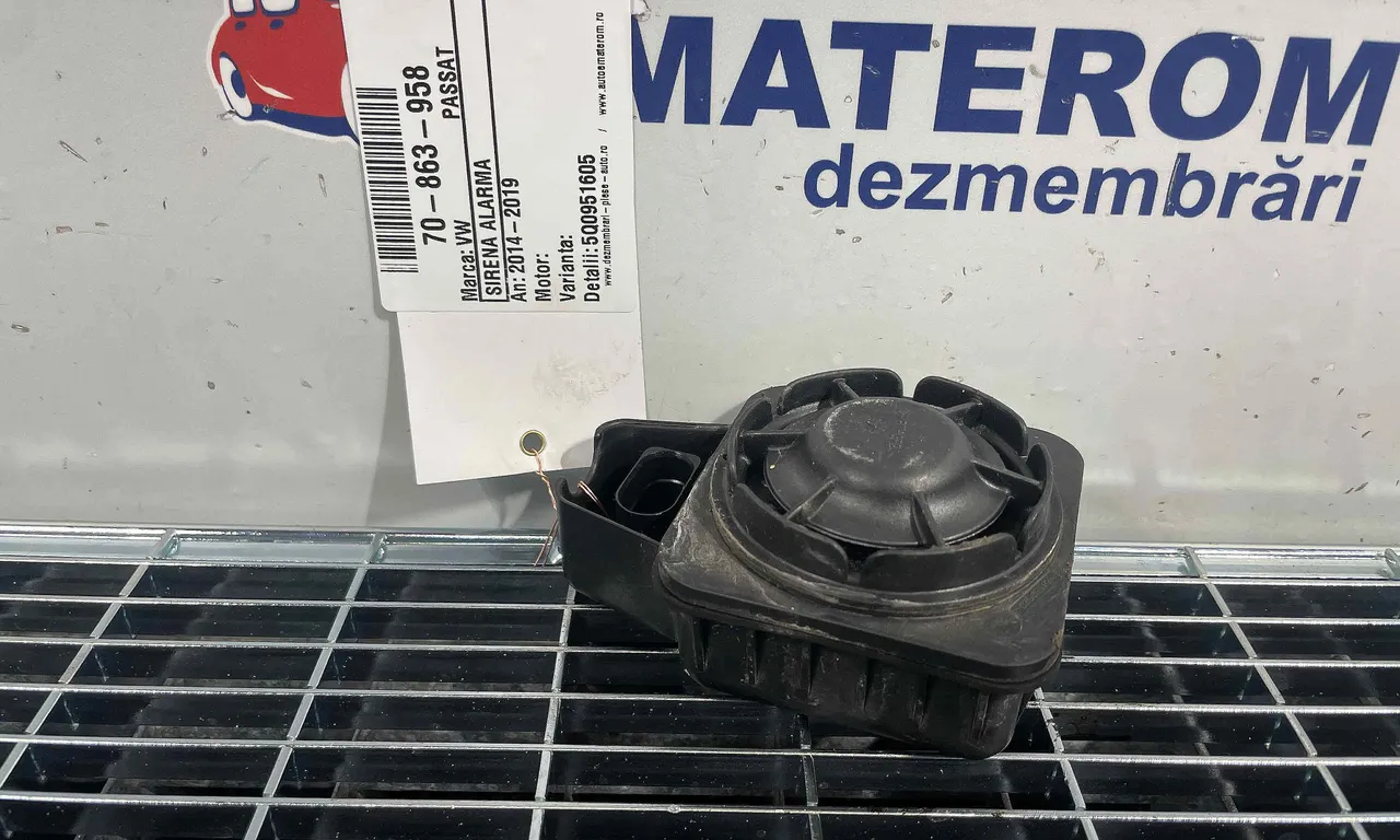 SIRENA ALARMA VOLKSWAGEN PASSAT B8 2014-2019