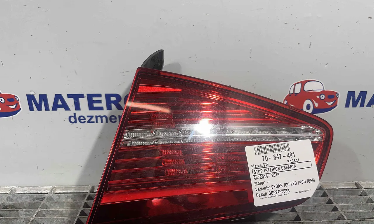 STOP INTERIOR DREAPTA VOLKSWAGEN PASSAT B8 2014-2019