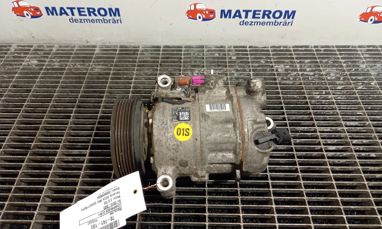 COMPRESOR CLIMA VOLKSWAGEN PASSAT B8 2014-2019