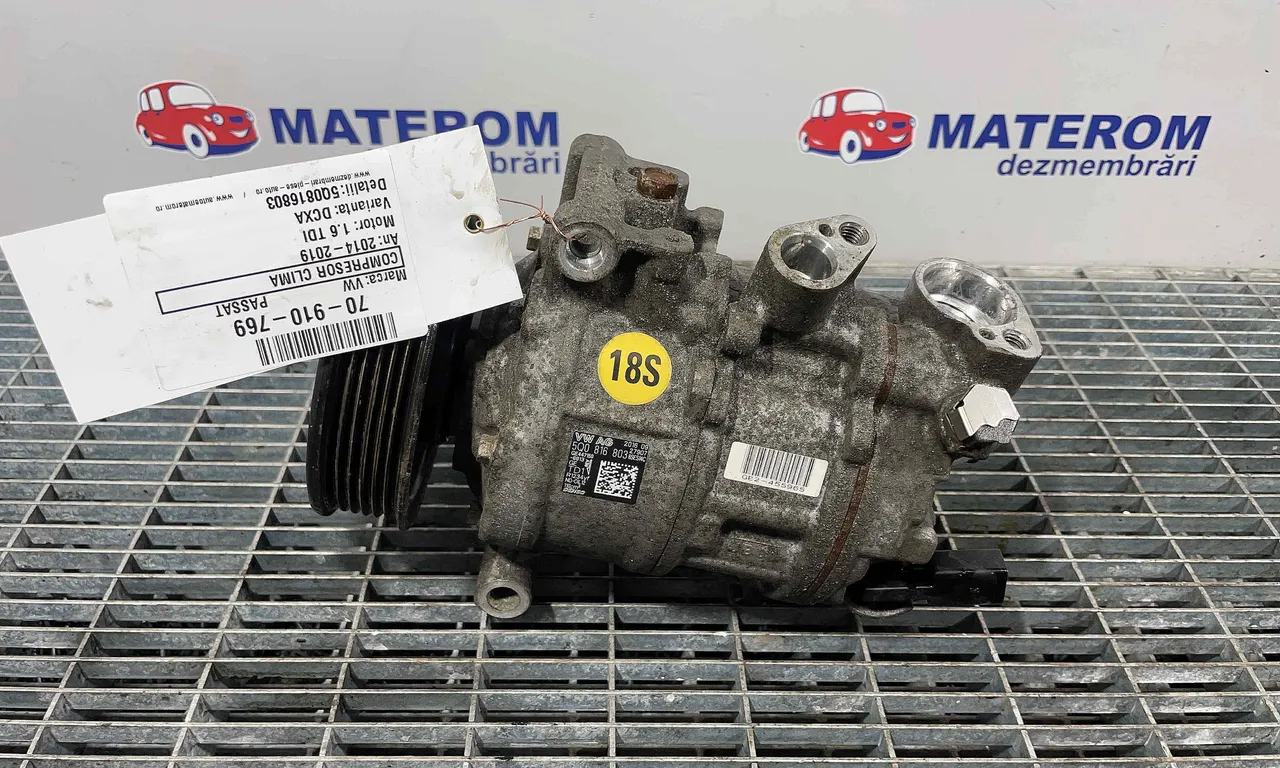 COMPRESOR CLIMA VOLKSWAGEN PASSAT B8 2014-2019