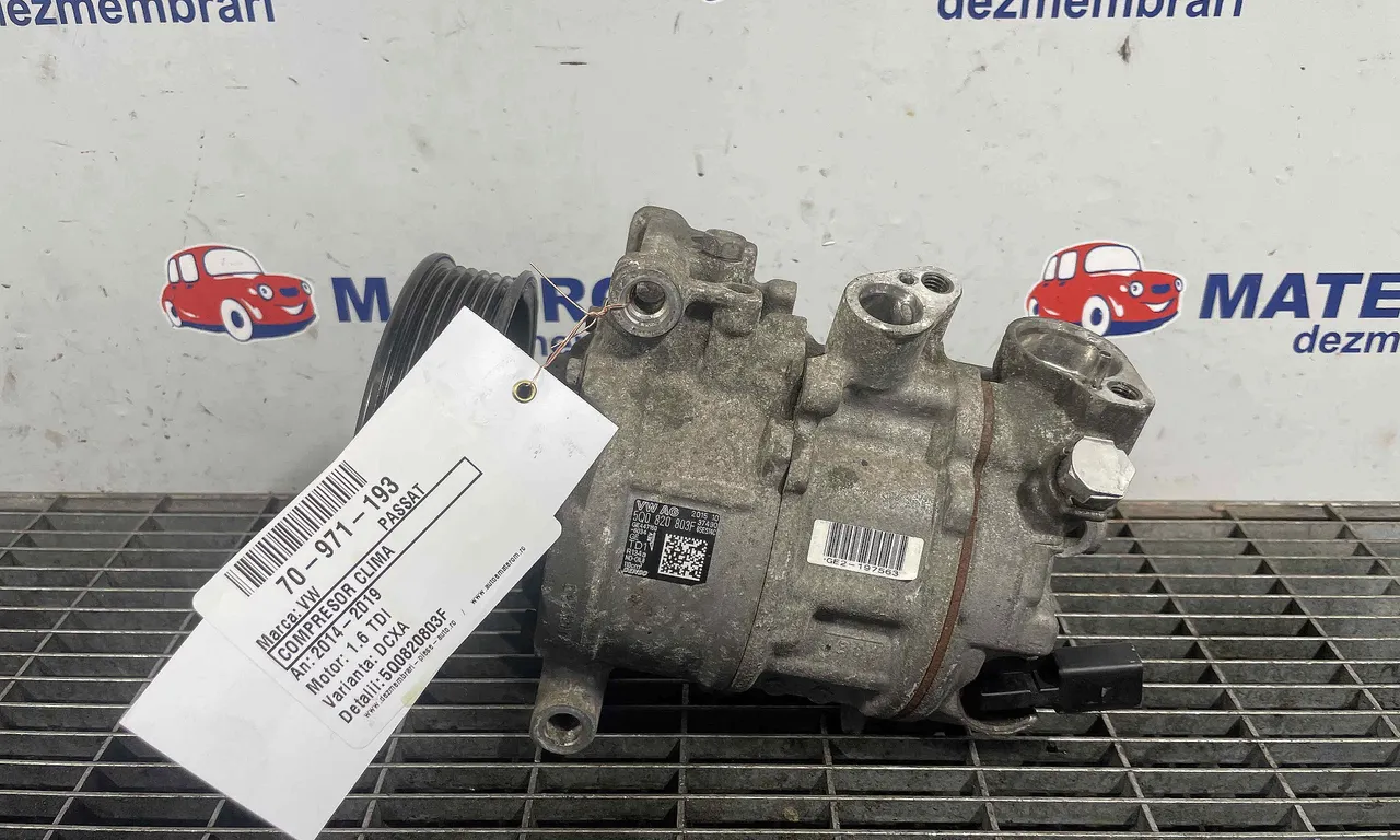 COMPRESOR CLIMA VOLKSWAGEN PASSAT B8 2014-2019