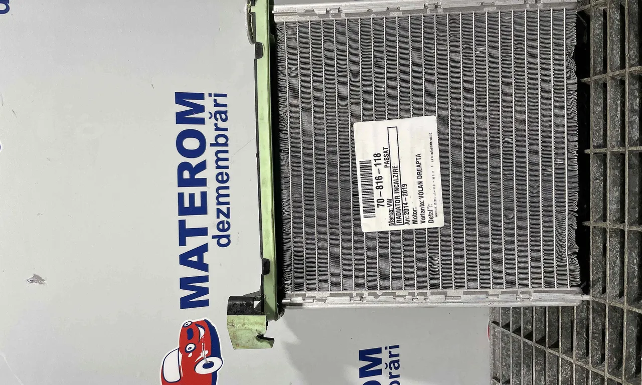 RADIATOR INCALZIRE VOLKSWAGEN PASSAT B8 2014-2019
