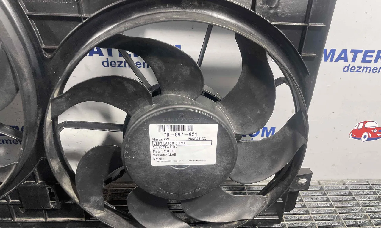 VENTILATOR CLIMA VOLKSWAGEN PASSAT CC B6 2008-2012