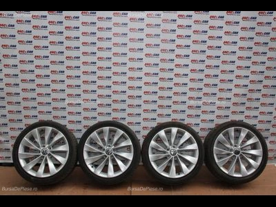 Set jante aliaj R18 VOLKSWAGEN PASSAT CC B6 2008-2012 oe 3C8601025D, vedere frontata