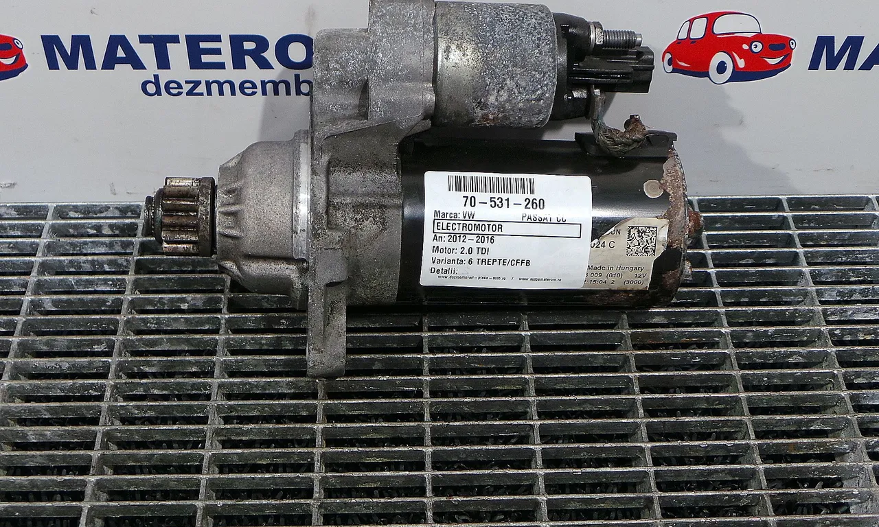 ELECTROMOTOR VOLKSWAGEN PASSAT CC B7 2011-2017