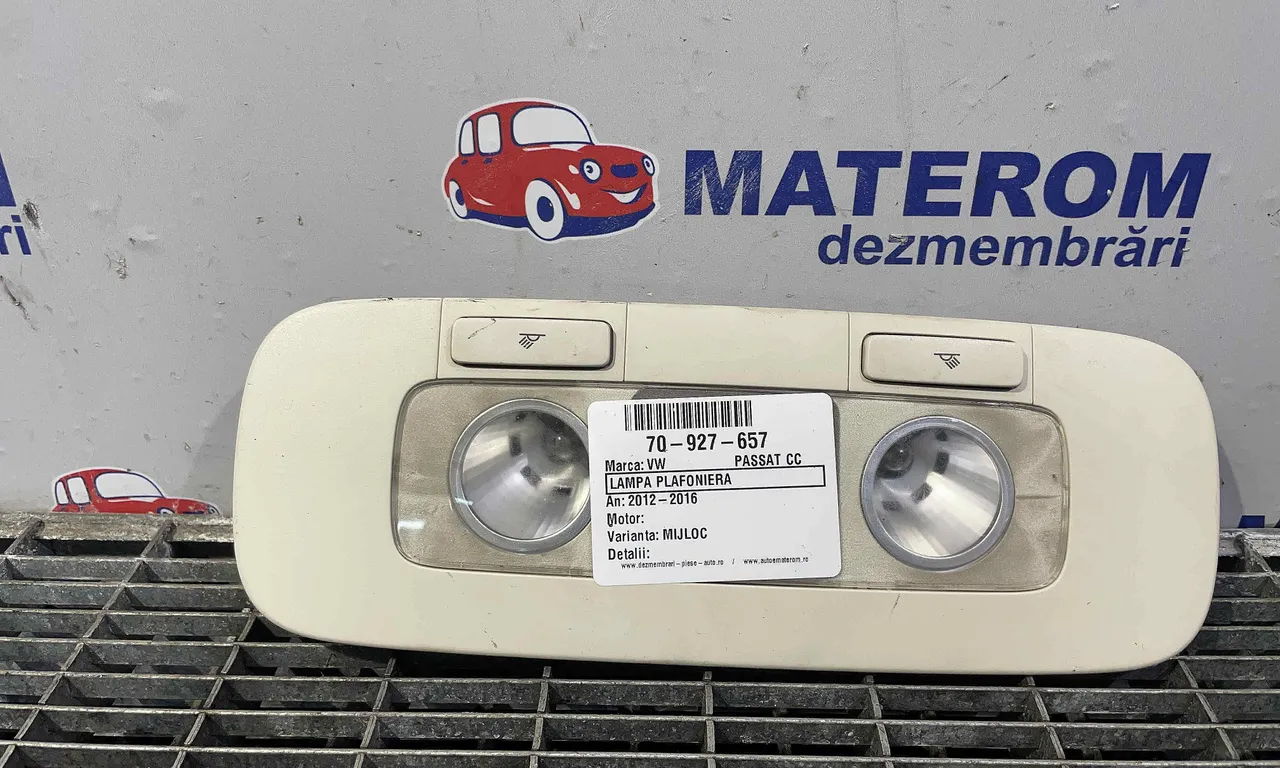 LAMPA PLAFONIERA VOLKSWAGEN PASSAT CC B7 2011-2017