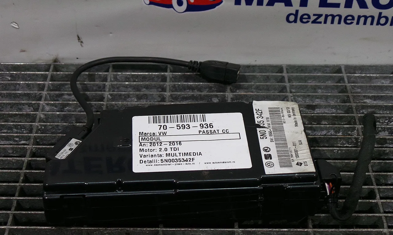 MODUL MULTIMEDIA VOLKSWAGEN PASSAT CC B7 2011-2017