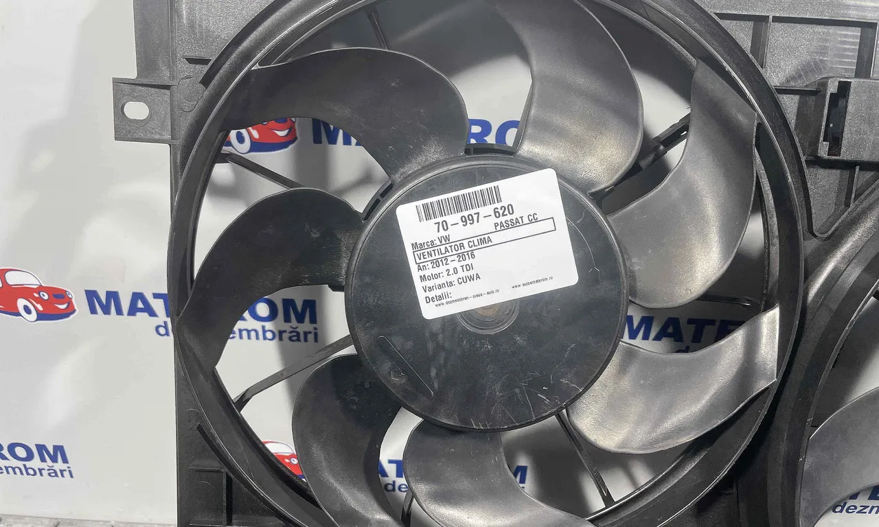 VENTILATOR CLIMA VOLKSWAGEN PASSAT CC B7 2011-2017