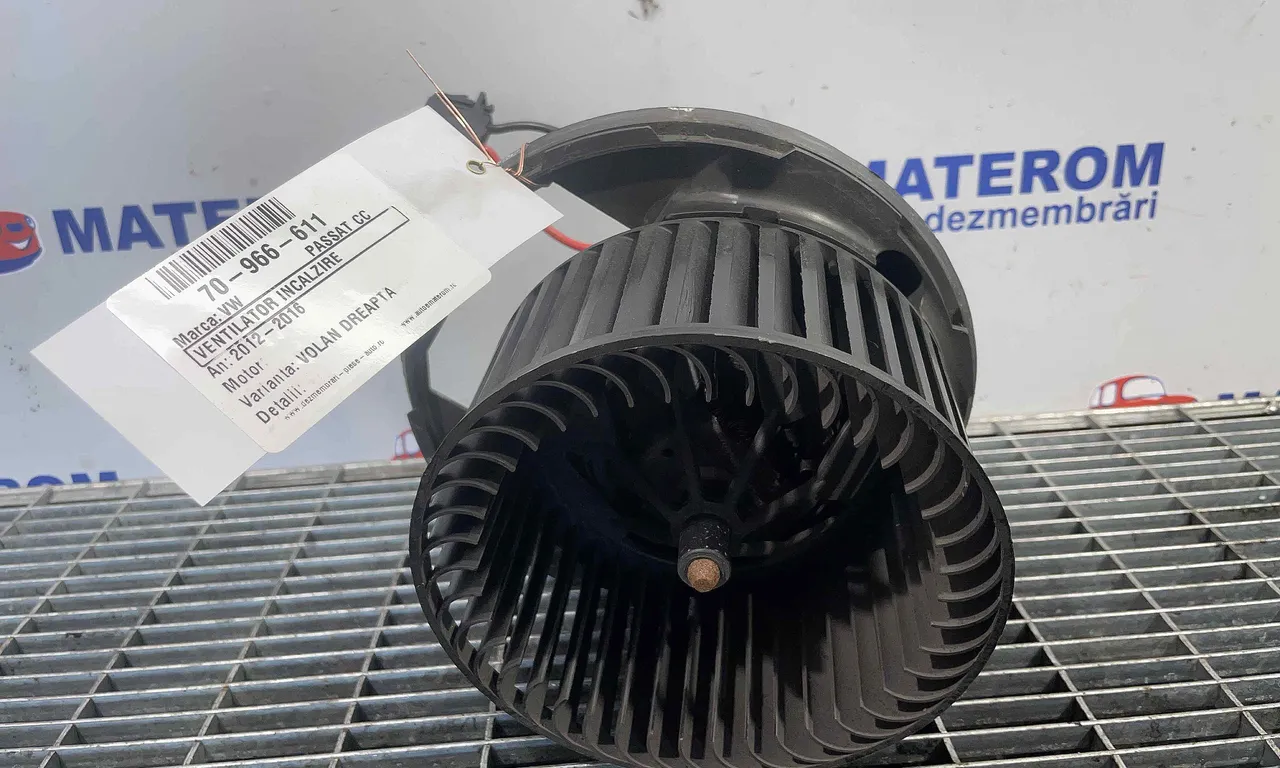 VENTILATOR INCALZIRE VOLKSWAGEN PASSAT CC B7 2011-2017