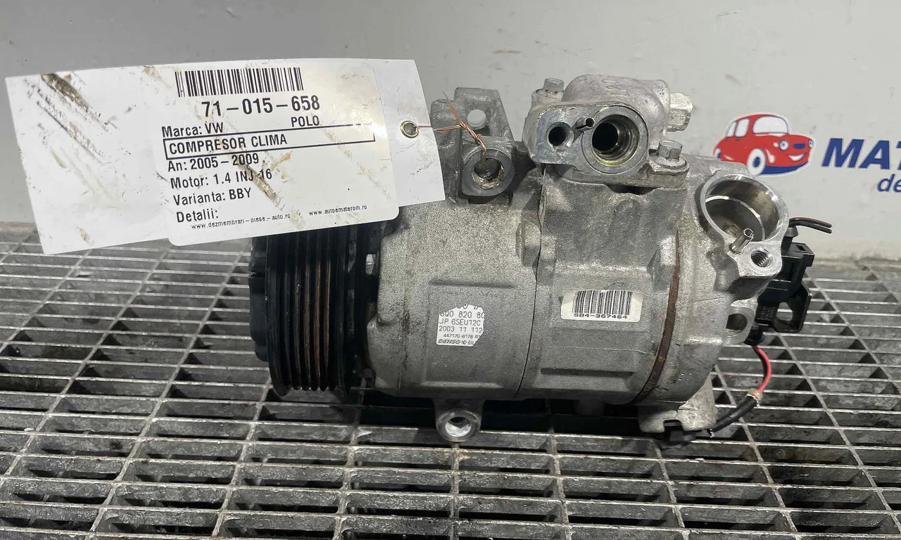 COMPRESOR CLIMA VOLKSWAGEN POLO IV 2001-2014