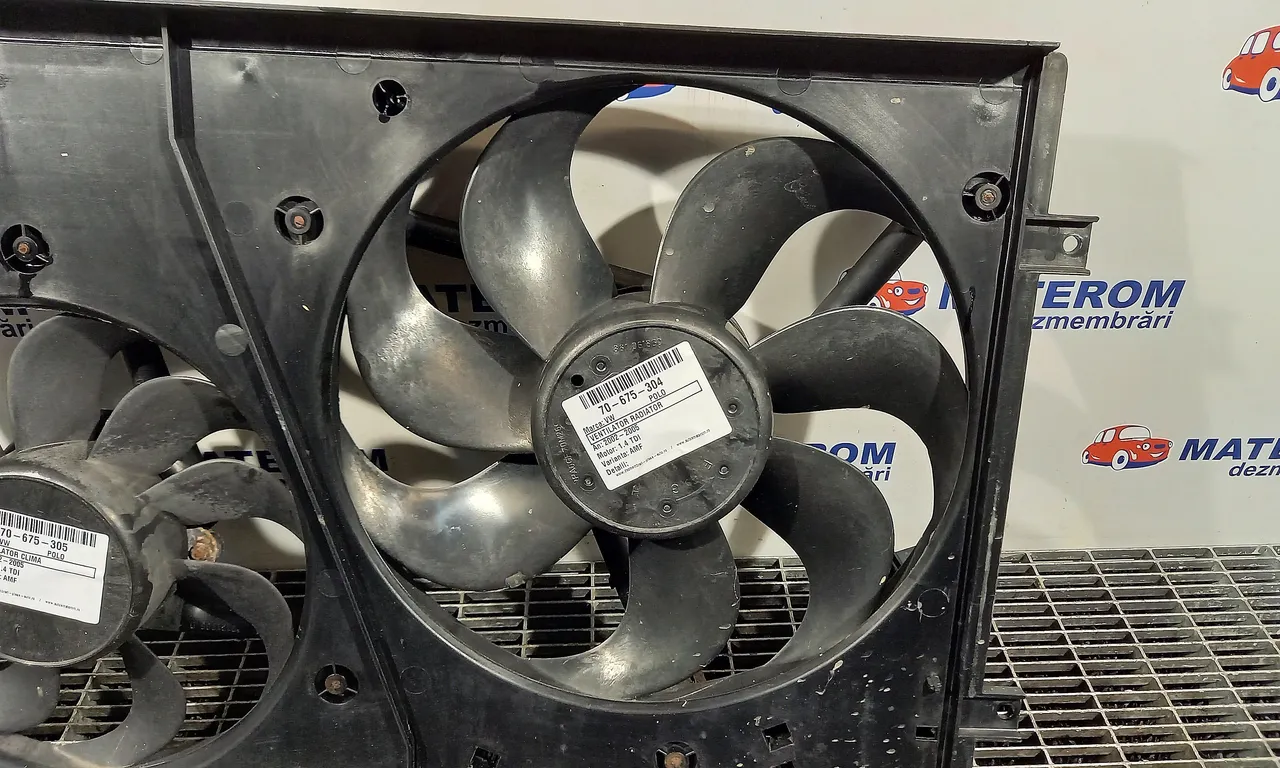VENTILATOR RADIATOR VOLKSWAGEN POLO IV 2001-2014