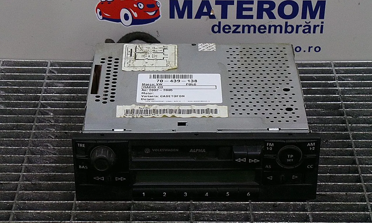 RADIO CD VOLKSWAGEN POLO IV 2002-2010