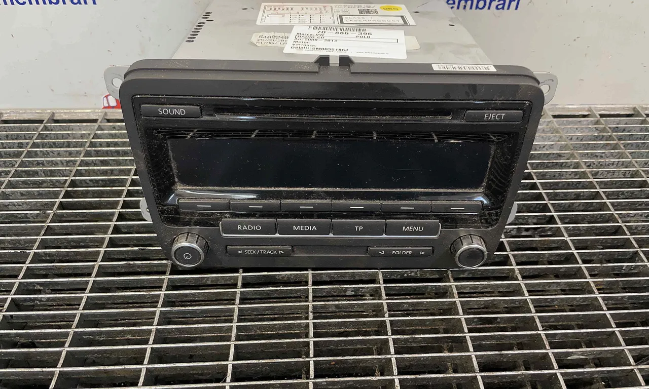 RADIO CD VOLKSWAGEN POLO V 2009-2022