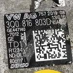 COMPRESOR CLIMA VOLKSWAGEN POLO VI 1.0 TSI 2017-2020 oe-3Q0816803D, vedere laterala