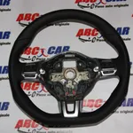 Volan piele perforata cu comenzi VOLKSWAGEN SCIROCCO III 2008-2018 1K8419091H, vedere frontata