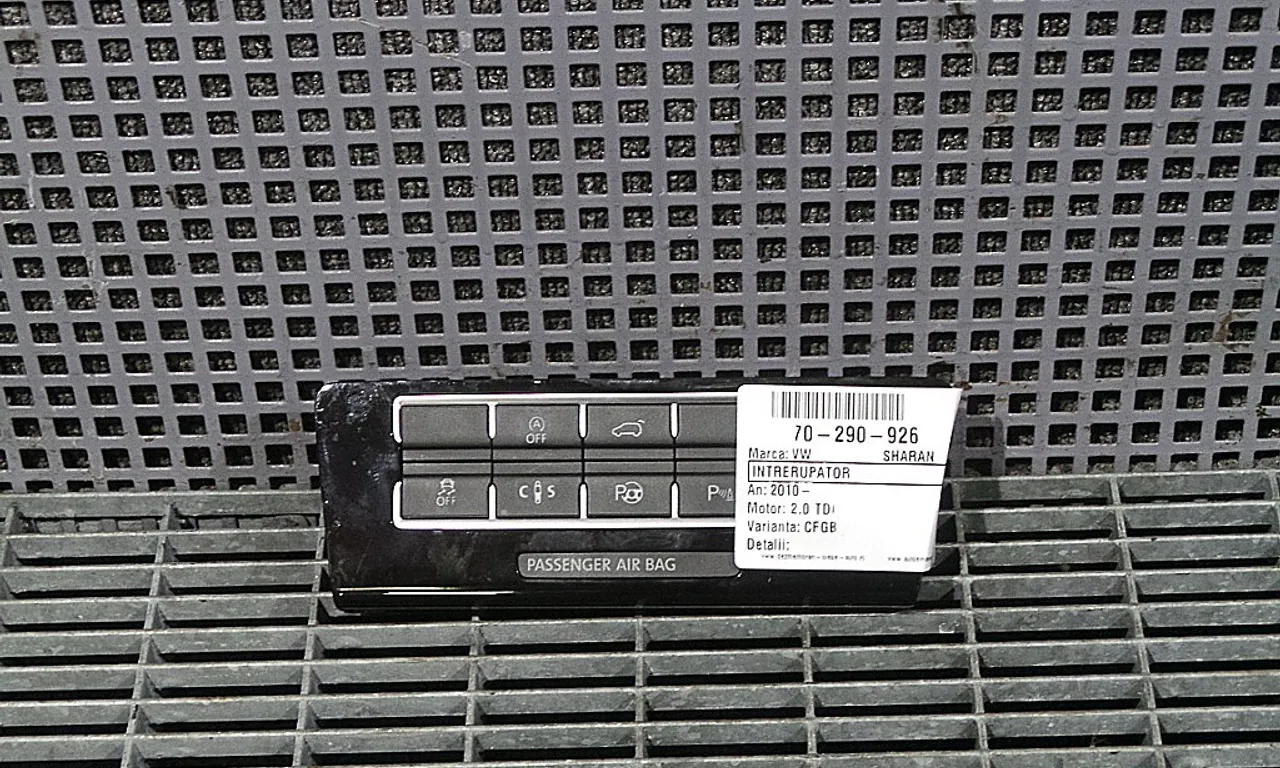 INTRERUPATOR START/STOP OFF VOLKSWAGEN SHARAN 2010-2022
