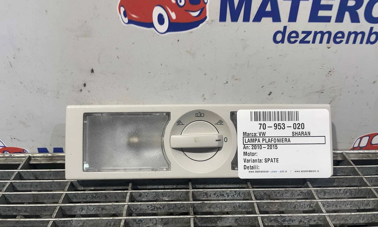LAMPA PLAFONIERA VOLKSWAGEN SHARAN 2010-2022