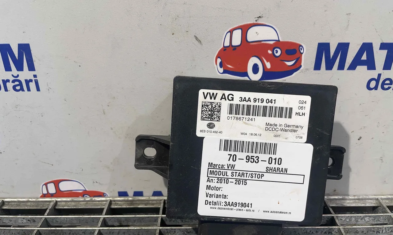 MODUL START/STOP VOLKSWAGEN SHARAN 2010-2022