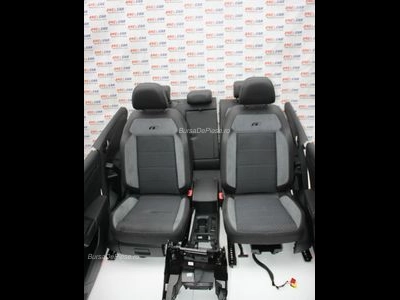 Interior din piele si textil VOLKSWAGEN T-ROC 2017-2026, vedere frontata